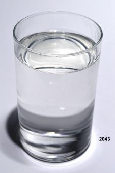 Glass of Water (real glass) 6.5x10.5 cm - dummy