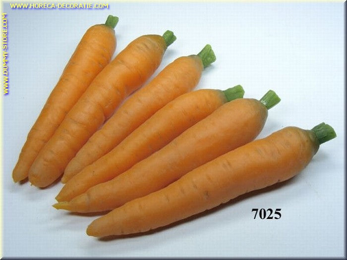 Carrots, 6 pieces - dummy - fake