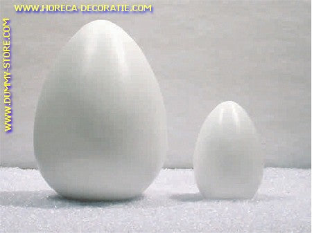 Decoration Egg, WHITE, height: 17 cm 12 pieces