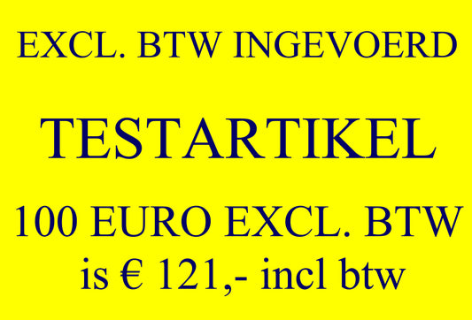 Testartikel GELB 121 inkl. MwSt
